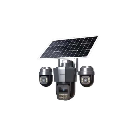 LENOVA 4G SOLAR 6 MP+6 MP+6 MP ÜÇ LENS KAMERA (UYGULAMA:cam720,3 PT,4K,GECE RENKLİ GÖRÜŞ,HAREKET ALGILAMA,SESLİ UYARI,256 GB SD KART)