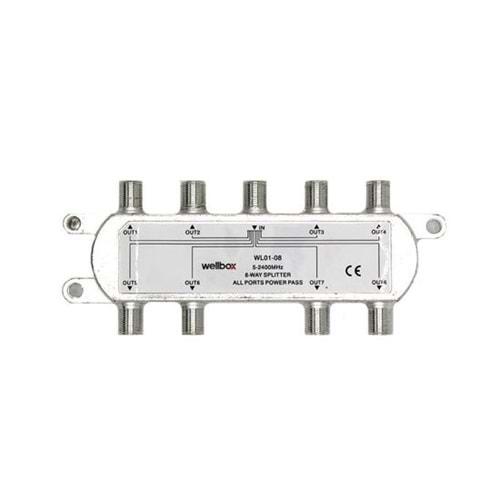 WELLBOX WL01-08 1/8 5-2400 SPLITTER DHL
