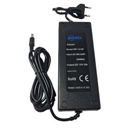 WellPower 12V 10A Plastik Kasa Adaptör - 5.5*2.5mm UÇ DHL