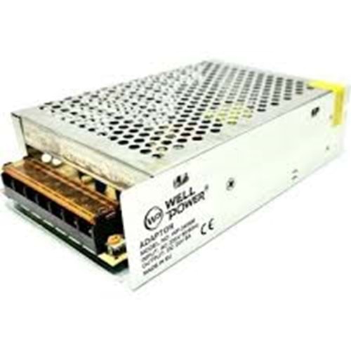 Well Power WP-2405M Metal Kasa 24 Volt 5 Amper Adaptör DHL