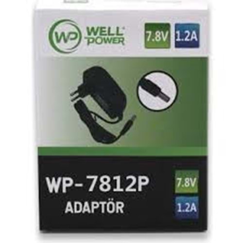 Wellpower 7,8V 1,2A Plastik Kasa Adaptör - 5.5*2.5mm DHL