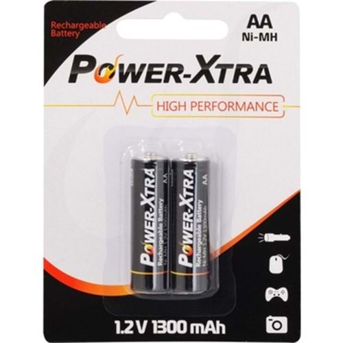 POWER-XTRA 1.2V 1300 Mah AA ŞARJLI PİL 2Lİ FİYATI