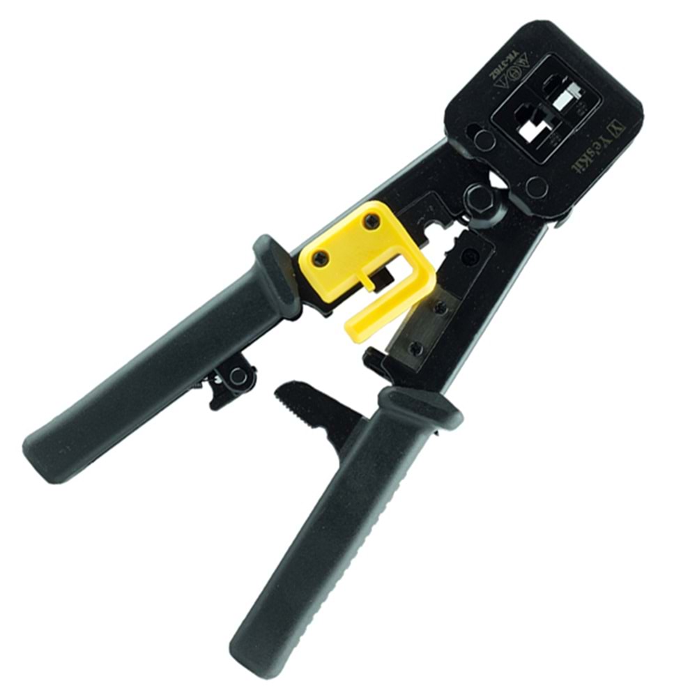 POWERMASTER YK-376Z RJ11-RJ12-RJ45 AÇIK UÇLU EZRJ45 SOKET SIKMA PENSESİ 220X108X53MMPOWERMASTER YK-376Z RJ11-RJ12-RJ45 AÇIK UÇLU EZRJ45 SOKET SIKMA PENSESİ 220X108X53MM