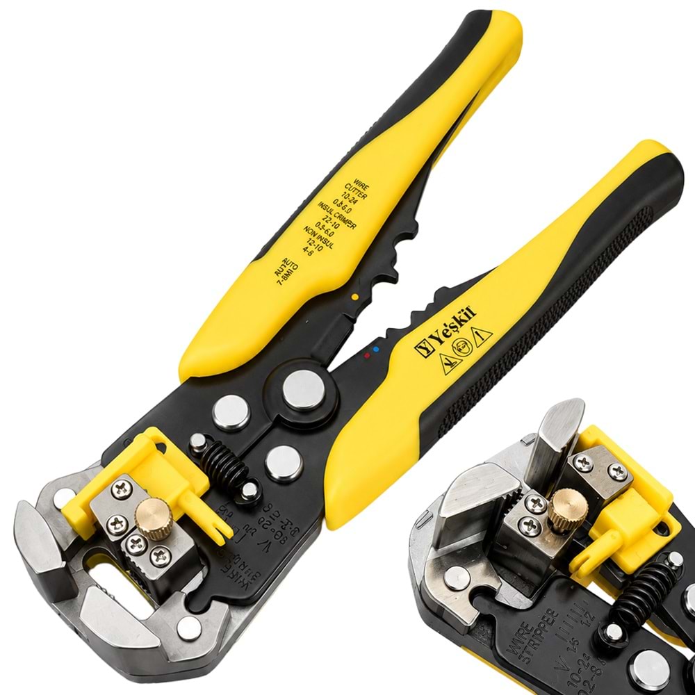 POWERMASTER YK-371B KABLO SOYUCU TERMİNAL SIKMA PENSESİ
