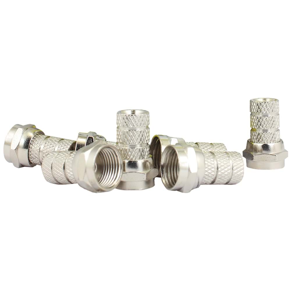 POWERMASTER PM-30095 RG58 MİNİ - İNCE KOAKSİYEL KABLO İÇİN F KONNEKTÖR (100'LÜ PAKET)POWERMASTER PM-30095 RG58 MİNİ - İNCE KOAKSİYEL KABLO İÇİN F KONNEKTÖR (100'LÜ PAKET)