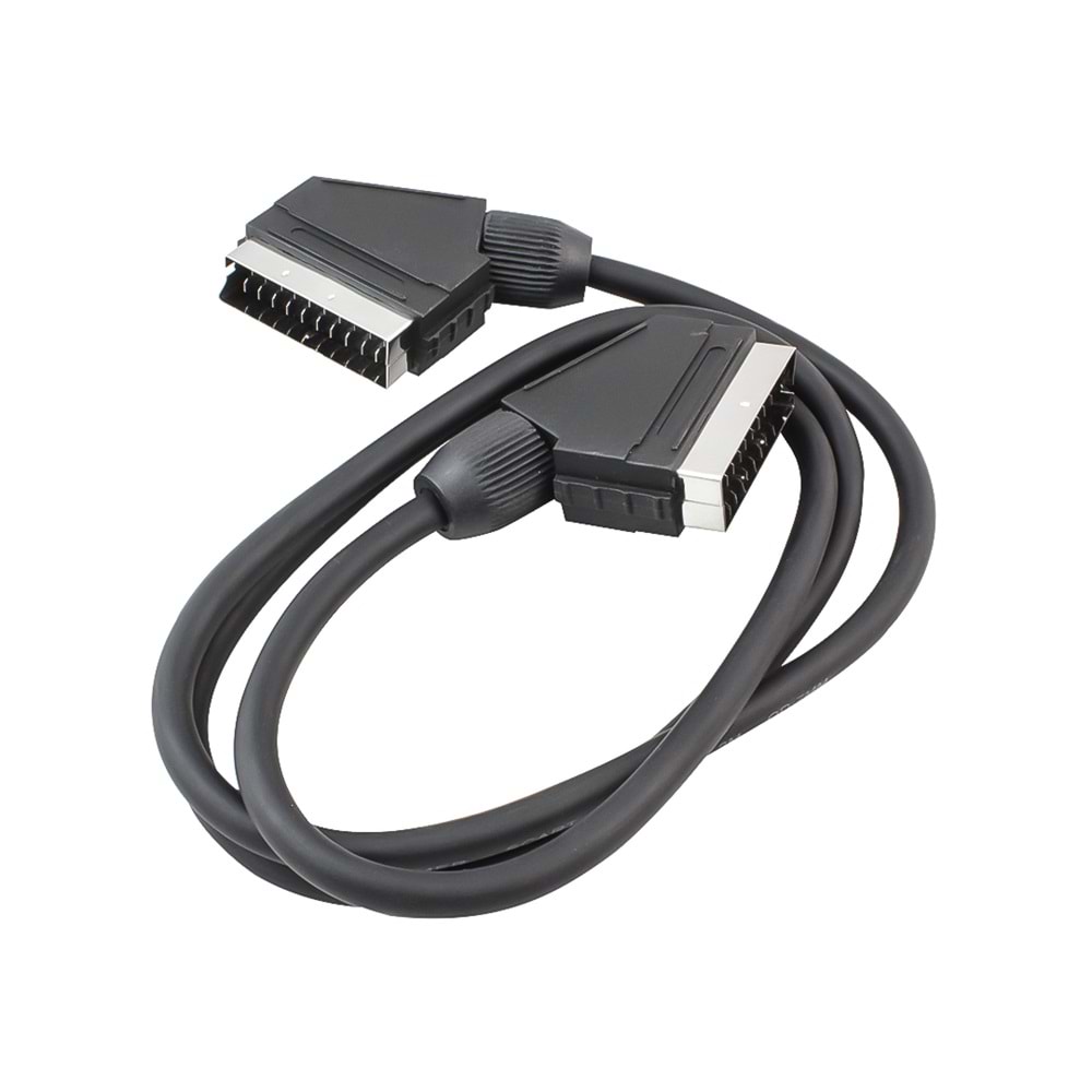 POWERMASTER 3 METRE 7 MM POŞETLİ SİYAH SCART SCART KABLOPOWERMASTER 3 METRE 7 MM POŞETLİ SİYAH SCART SCART KABLOPOWERMASTER 3050