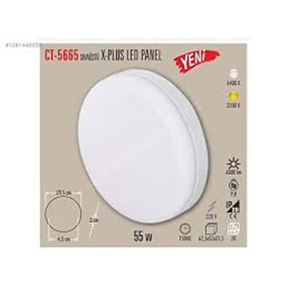 Cata Ct 5665-X Sıva Üstü 55w Led Spot 6500k Beyaz Işık