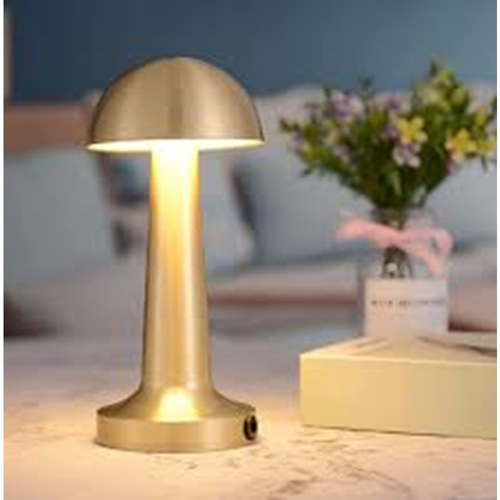 Cata CT-8429 Lizbon Gold Dokunmatik Şarjlı Masa Lambası