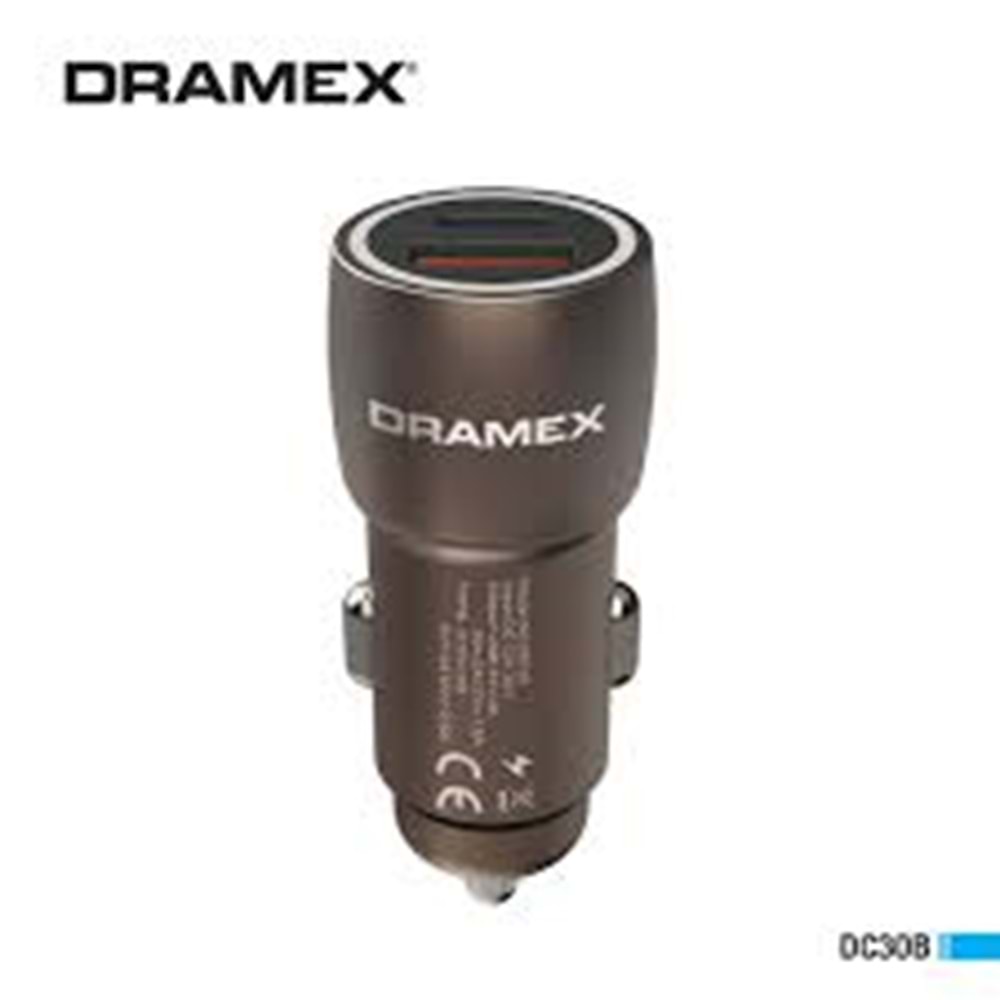 DRAMEX ÇAKMAKLIK ARAÇ SARJI 30 W