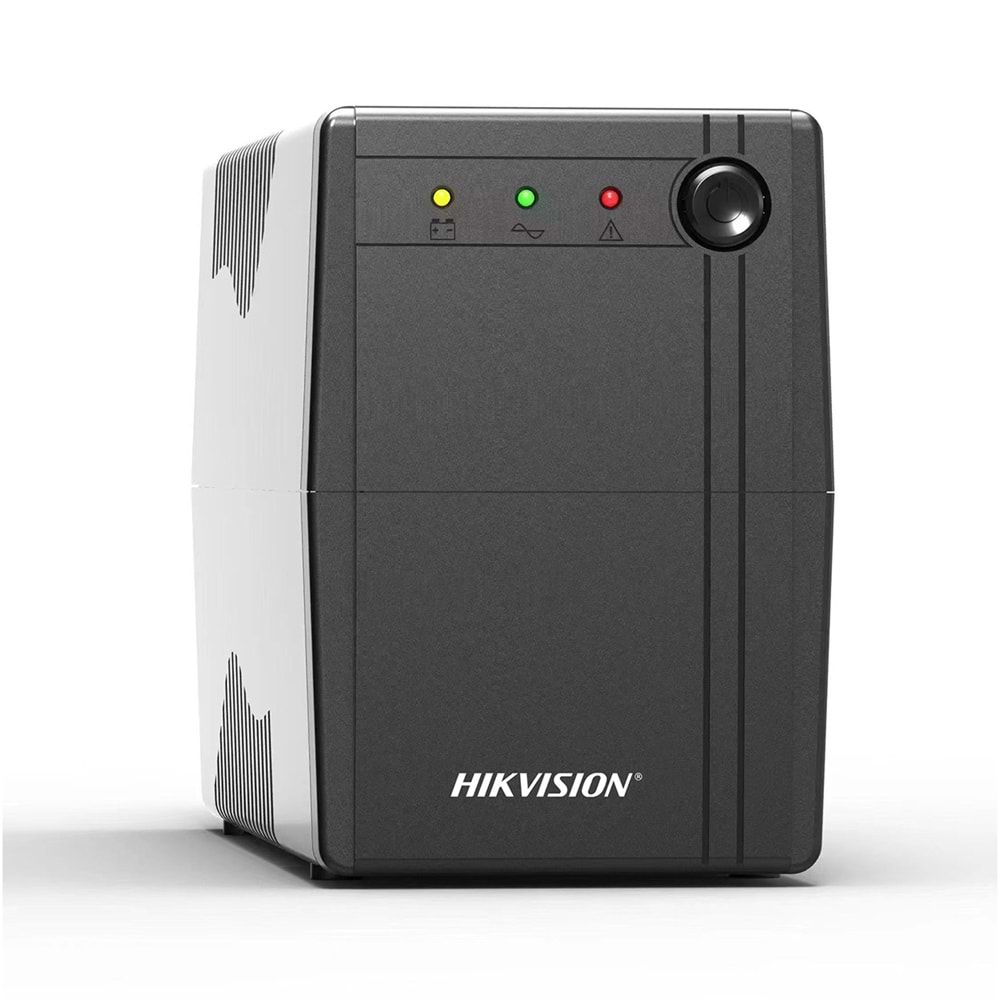 HIKVISION UPS 600 VA/360 W LINE INTERACTIVE (1X12V 7A AKÜ,Aşırı gerilim koruması, Aşırı yük koruması, Deşarj koruması, Kısa devre koruması)