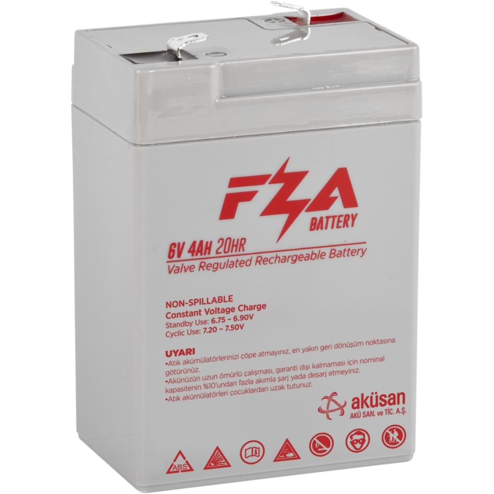 FEZA 6V 4,5AH KALİTELİ AKÜ