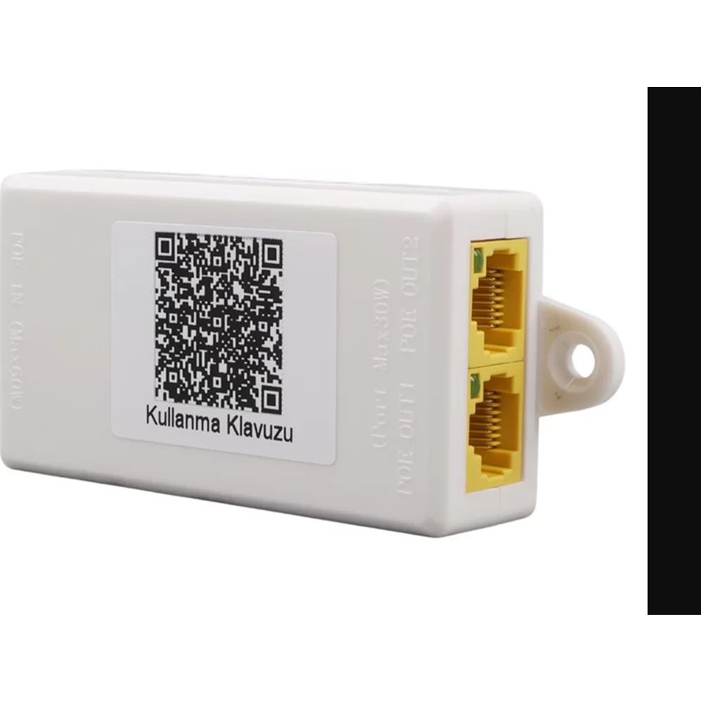 URANIUM POE-RP12 1 PORT POE GİRİŞ + 2 PORT POE ÇIKIŞ 10/100 POE REPEATER