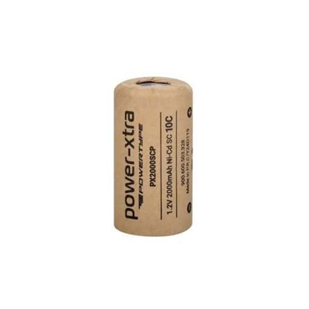 POWERXTRA PX2000SCP 1.2V 2000MAH Nİ-CD PİL