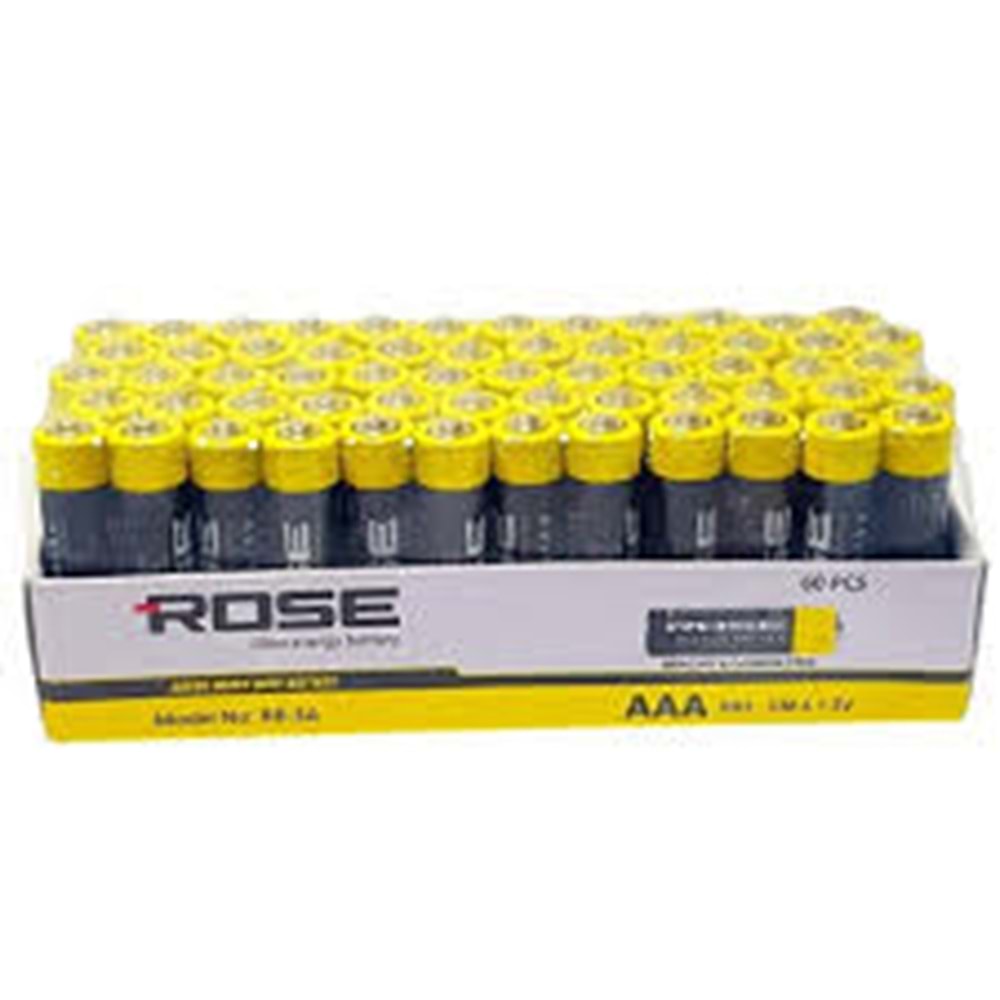 ROSE AAA İNCE PİL(60 ADET) FİYATI