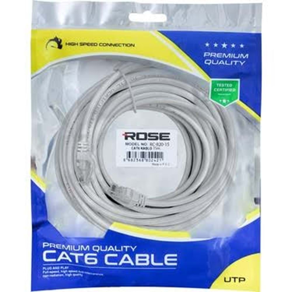 ROSE CAT 6 KABLO 15 METRE