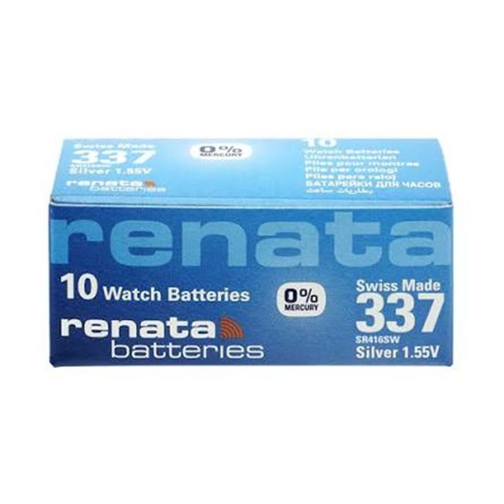 RENATA SR337-416 SILVER OXIDE PİL(ADET FİYAT)