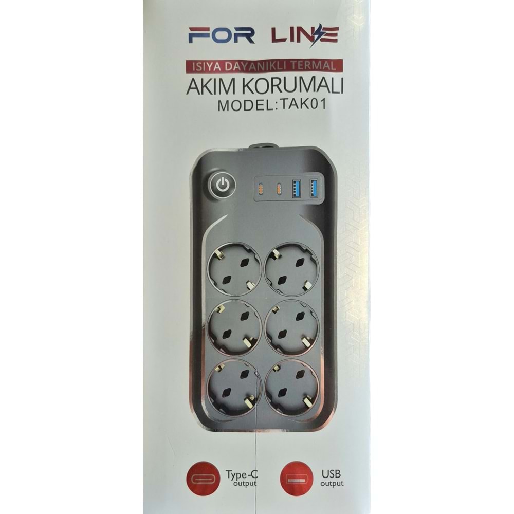 FORLINE 6LI TERMAL AKIM KORUMALI GRUP PRİZ