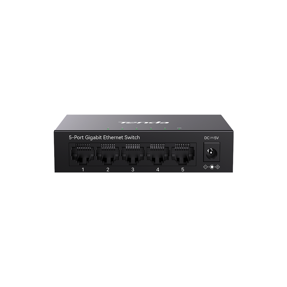 Tenda 5 Port 10/100/1000 Mbps Switch Metal Kasa