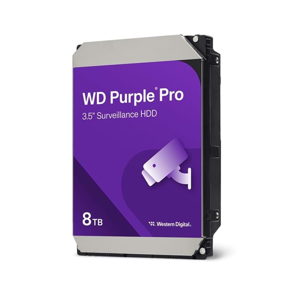 Wd 8Tb Purple 7200RPM 256MB 7x24 Güvenlik Harddisk